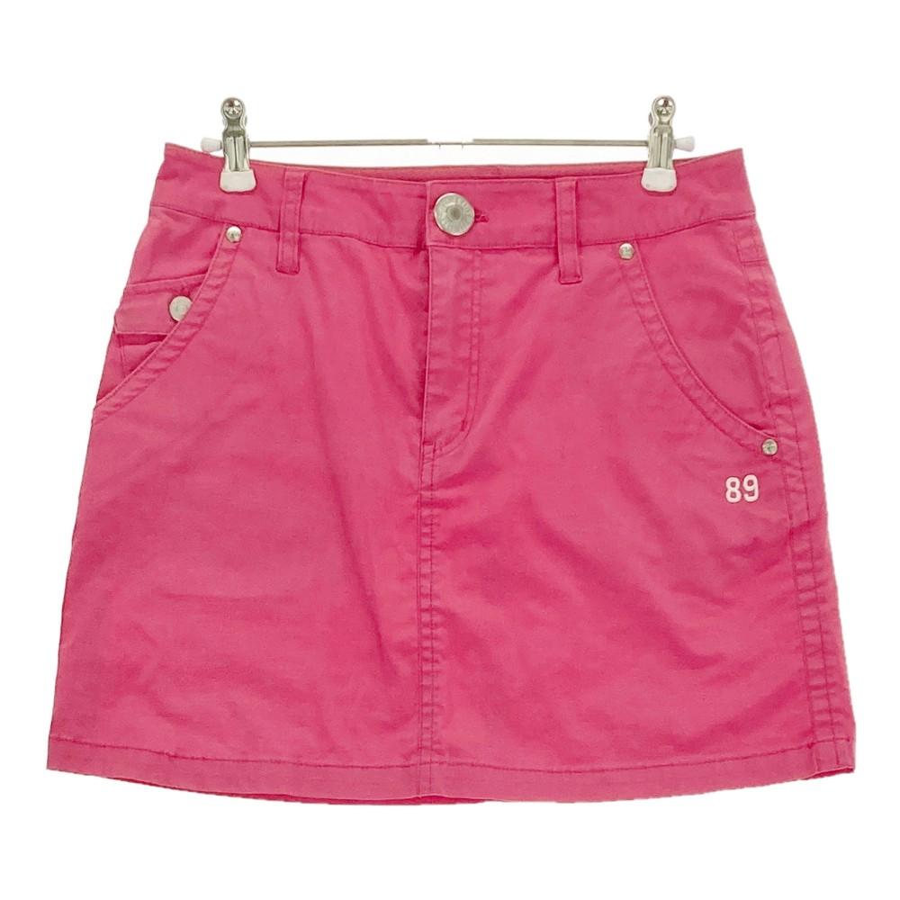 パーリーゲイツ　スカート　ピンク　サイズ２２平置き採寸