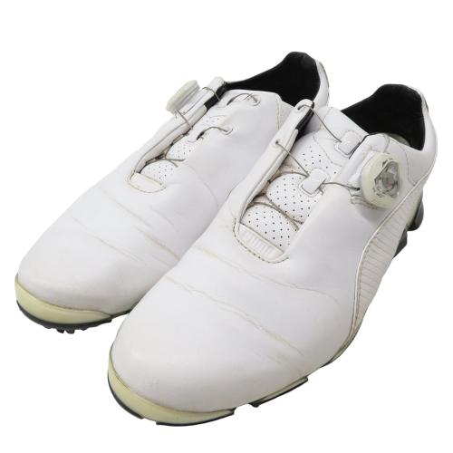 PUMA GOLF プーマゴルフ 188655 03 TITANTOUR IGNITE Premium BOA ゴルフシューズ ホワイト系  サイズ：25 ランク：B 【中古】ゴルフウェア シューズ 中古ゴルフウェア通販サイトSTST(ストスト)