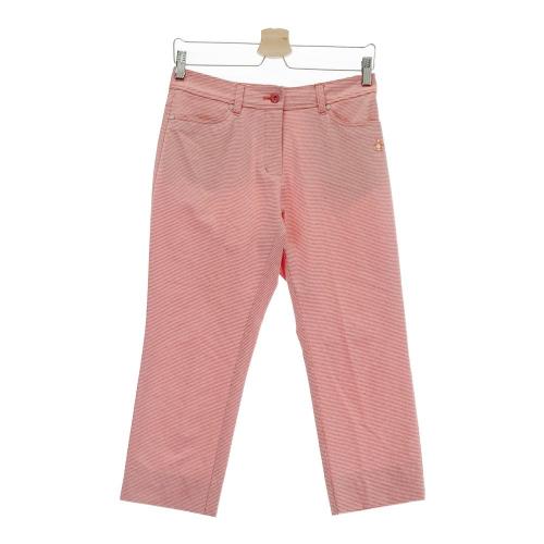 MUNSING WEAR マンシングウェア クロップドパンツ ストライプ柄