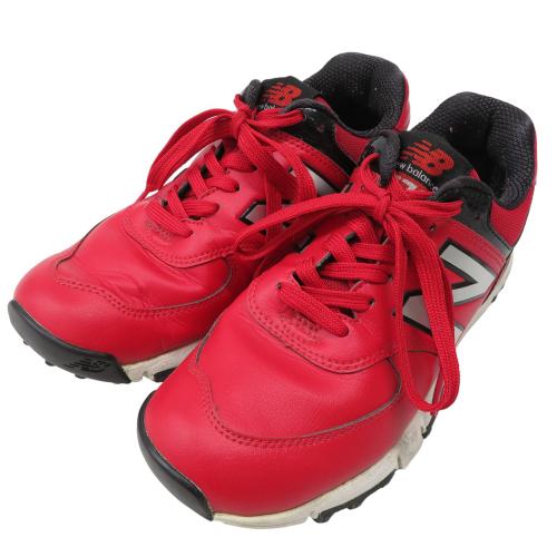 NEW BALANCE GOLF ニューバランス MGS574RD スパイクレス ゴルフシューズ レッド系 サイズ：23 ランク：B 【中古】ゴルフウェア  シューズ 中古ゴルフウェア通販サイトSTST(ストスト)