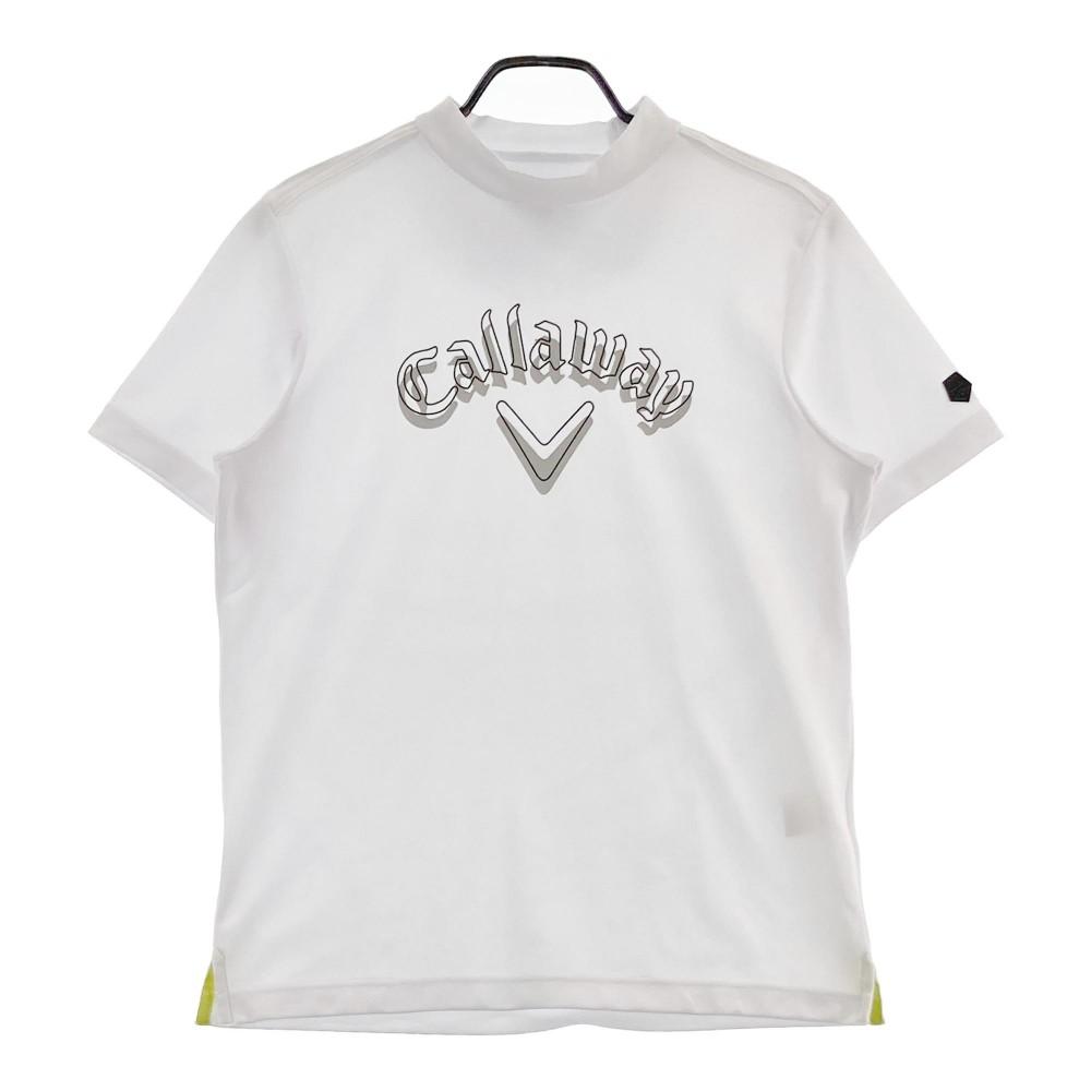 CALLAWAY キャロウェイ 2022年モデル ハイネック 半袖Tシャツ ホワイト
