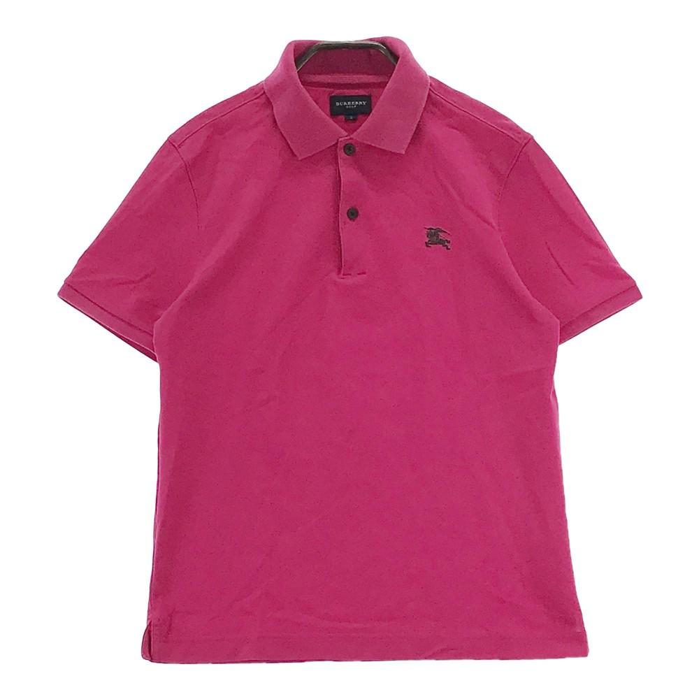BURBERRY GOLF バーバリーゴルフ 半袖ポロシャツ ピンク系