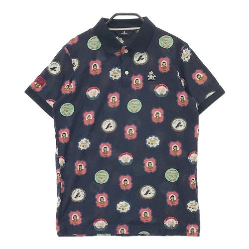 MUNSING WEAR マンシングウェア 半袖 ポロシャツ レッド系