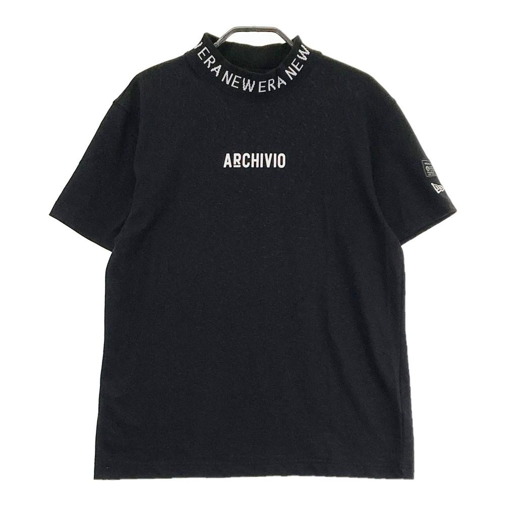 ARCHIVIO アルチビオ ×NEW ERA ハイネック 半袖Tシャツ ブラック系 サイズ：46 ランク：A- 【中古】ゴルフウェア