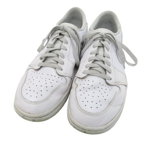 NIKE GOLF ナイキゴルフ DD9315-110 ゴルフシューズ AIR JORDAN 1 LOW GOLF クロコダイル調 ホワイト系  サイズ：29cm ランク：B 【中古】ゴルフウェア シューズ 中古ゴルフウェア通販サイトSTST(ストスト)