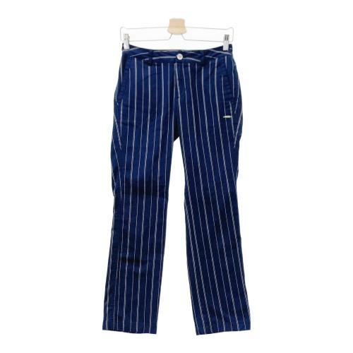 美品】HEAL CREEK ヒールクリーク ストレッチパンツ ネイビー系