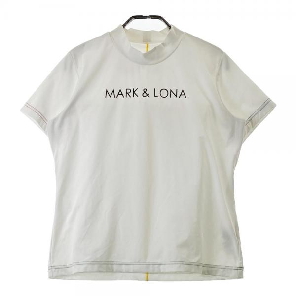 MARK&LONA マークアンドロナ 半袖ハイネックインナーTシャツ ホワイト系 サイズ：40 ランク：B 【中古】ゴルフウェア