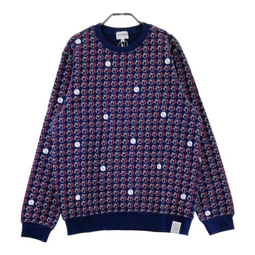 新品】GREYSON グレイソン 半袖ポロシャツ ドラゴン 総柄 ブルー