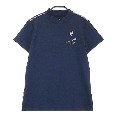 【セール】LECOQ GOLF ルコックゴルフ / ハイネック半袖Tシャツ / 無地 / ネイビー 紺 / 2023年モデル / サイズ:S / レディース / 新品同様 / ゴルフウェア ゴルフグッズ ゴルフアイテム / 中古 / アウトレット