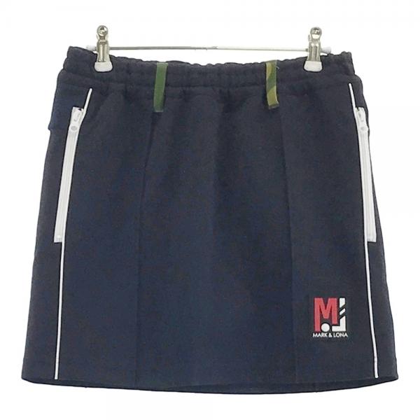 MARK&LONA マークアンドロナ インナー付きスカート ネイビー系 サイズ：38 ランク：A- 【中古】ゴルフウェア