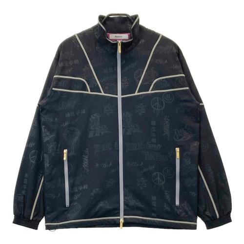 MARK&LONA マークアンドロナ 裏起毛ジップジャケット 星柄 グレー系 48 [240101180840] ゴルフウェア メンズ MARK&LONA マークアンドロナ 裏起毛ジップジャケット 星柄