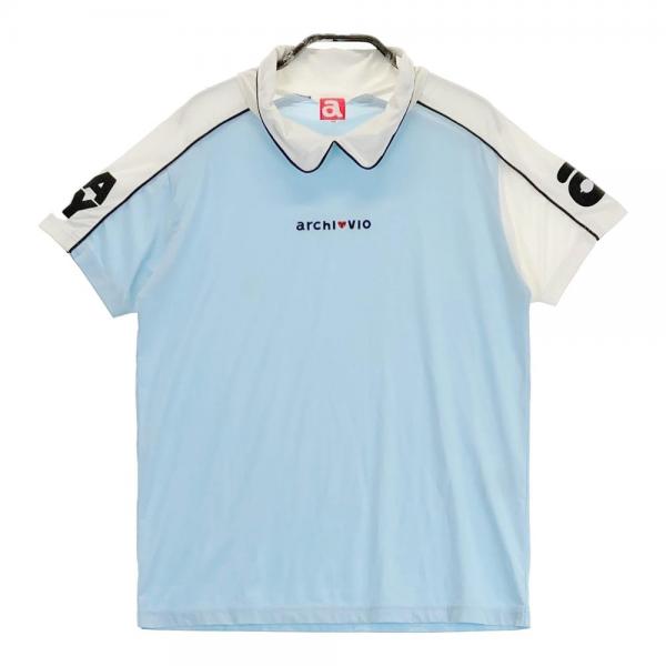 ARCHIVIO アルチビオ 襟付半袖Tシャツ ブルー系 サイズ：38 ランク：B 【中古】ゴルフウェア