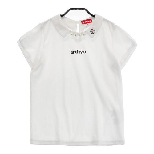 ARCHIVIO アルチビオ 襟付 長袖Tシャツ ホワイト系 サイズ：36