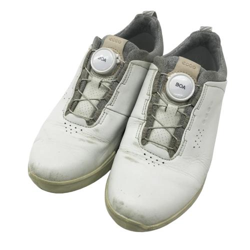 ecco エコー 102913 S-THREE BOA ゴルフシューズ ホワイト系 サイズ：EU36 ランク：B 【中古】ゴルフウェア シューズ 中古 ゴルフウェア通販サイトSTST(ストスト)