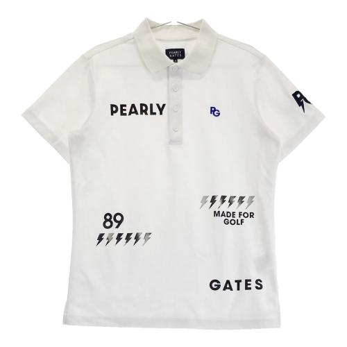 PEARLY GATES パーリーゲイツ 2022年モデル 半袖ポロシャツ ロゴ ホワイト