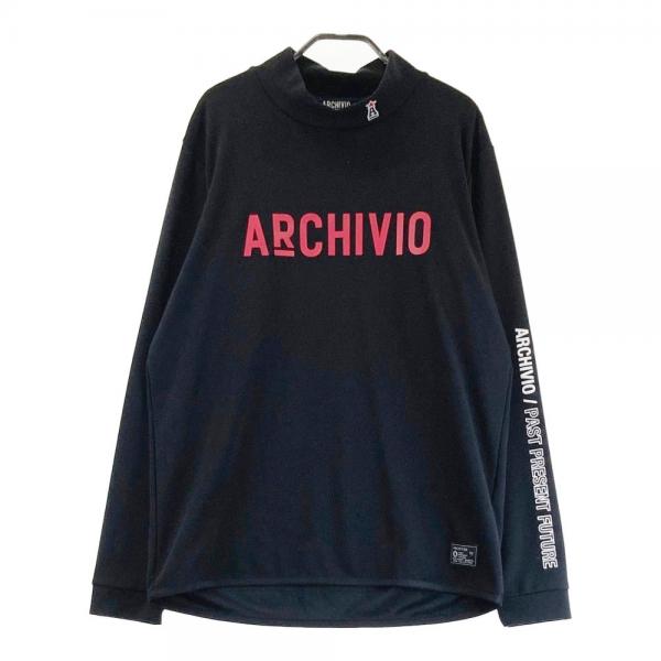 ARCHIVIO アルチビオ ハイネック 長袖Tシャツ ブラック系 サイズ：50 ランク：B 【中古】ゴルフウェア