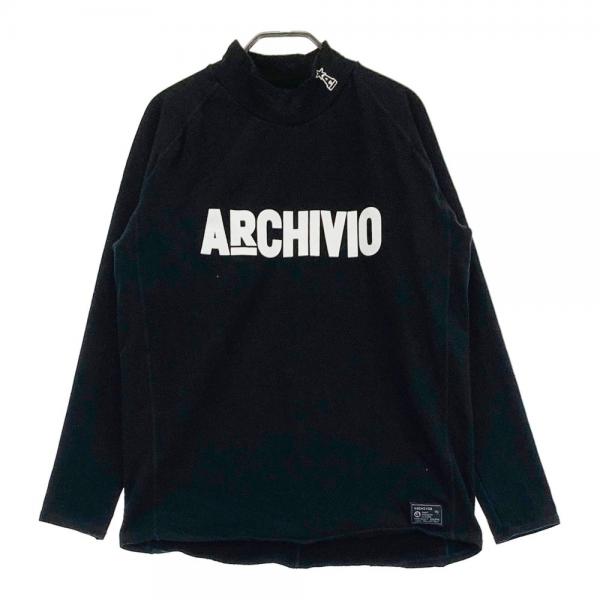 ARCHIVIO アルチビオ モックネック 長袖Tシャツ ブラック系 サイズ：50 ランク：B 【中古】ゴルフウェア