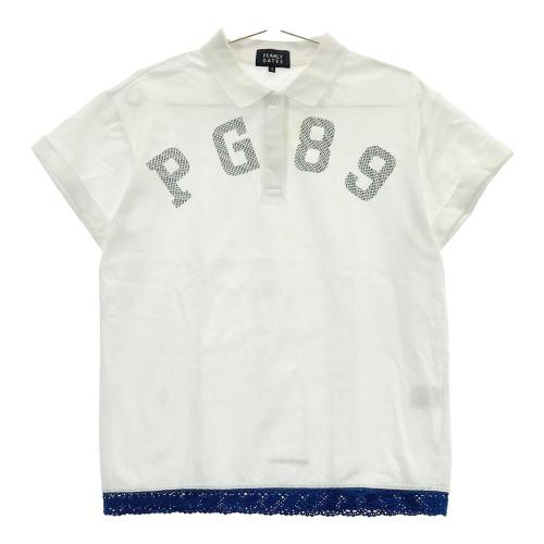 PEARLY GATES パーリーゲイツ ホワイト 半袖 ポロシャツ PEARLY GATES パーリーゲイツ ホワイト 半袖 ポロシャツ