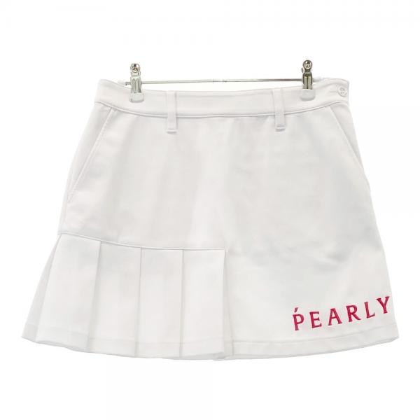 PEARLY GATES パーリーゲイツ 2022年 スカート ロゴ刺繍 ホワイト系 ...