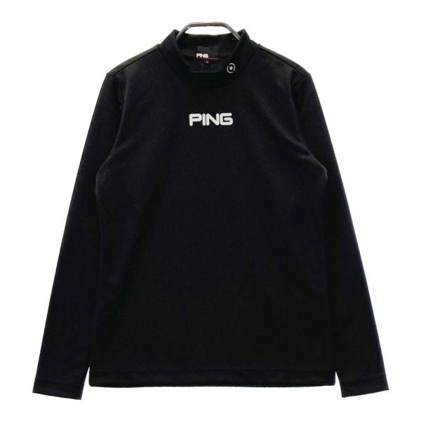 PING ピン 622-2269904 2022年モデル ハイネック 長袖Tシャツ ブラック 