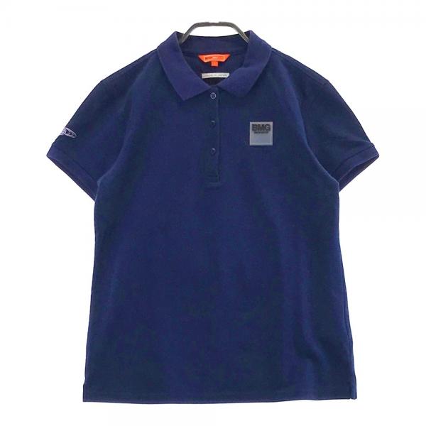 BEAMS GOLF ビームスゴルフ 半袖ポロシャツ ロゴ ネイビー系 サイズ：L 