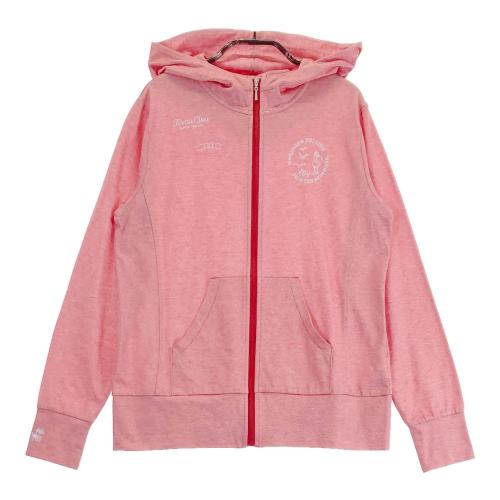 サイズ：38 ZOY ゾーイ  ベロア ジップジャケット  パープル系 [240101487744] ゴルフウェア レディース ストスト ZOY ゾーイ ベロア ジップジャケット パープル系 サイズ：38