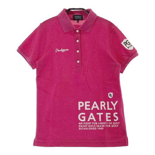 PEARLY GATES - パーリーゲイツ☆半袖ポロシャツ☆中古☆サイズ②☆ピンク 1240101238349_2.jpg