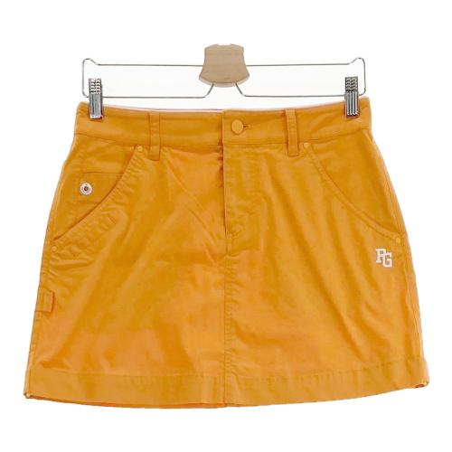 JACK BUNNY ジャックバニー インナー付スカート 総柄 オレンジ系