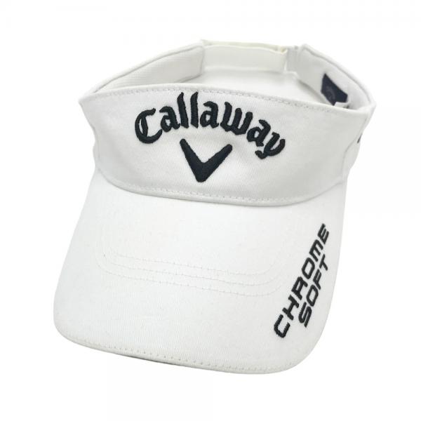 CALLAWAY キャロウェイ サンバイザー ホワイト系 ランク：B 【中古】ゴルフウェア バイザー 中古ゴルフウェア通販サイトSTST(ストスト)