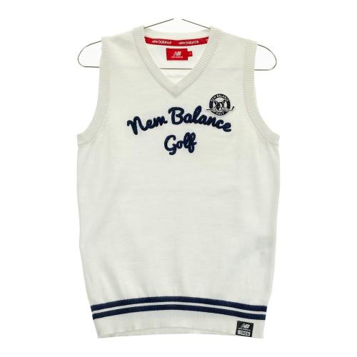 NEW BALANCE GOLF ニューバランス Vネックニットベスト ワッペン