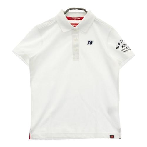 ニューバランスゴルフ スポーツ ポロシャツ ホワイト サイズ0 New Balance ニューバランス レディース ゴルフウェア 半袖