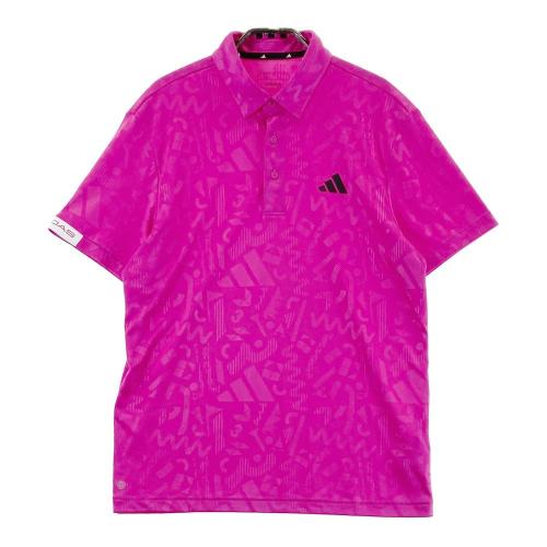 新品 アディダス セットアップ ゴルフウェア 半袖シャツ スカート ピンク 黒 超美品】adidas アディダス セットアップ(半袖ポロシャツ