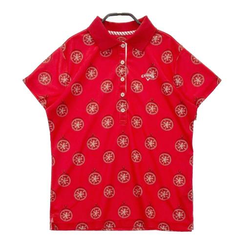 VIVA HEART ビバハート 半袖ポロシャツ レッド系 サイズ：44 ランク：B 【中古】ゴルフウェア ポロシャツ 中古ゴルフウェア 通販サイトSTST(ストスト)