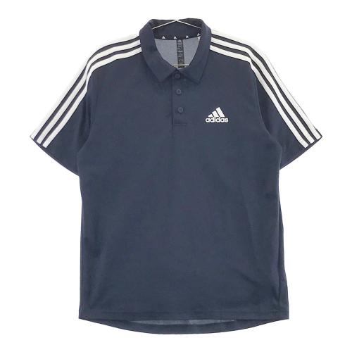 ADIDAS GOLF アディダスゴルフ H13873 半袖ポロシャツ ネイビー