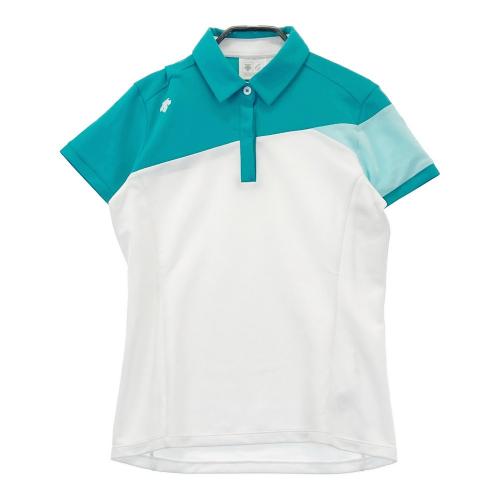 夏セール開催中 MAX80%OFF！ GOLF DESCENTE デサントゴルフ ホワイト系 半袖ポロシャツ メンズウェア