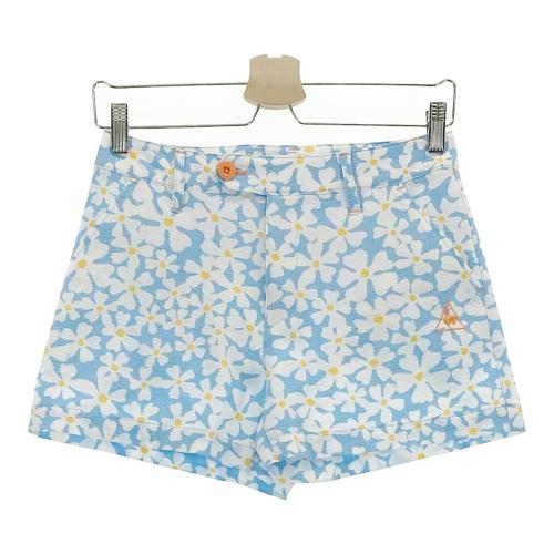 高評価の贈り物 アルチビオ ARCHIVIO ショートパンツ ブルー系 花プリント柄 レディースウェア
