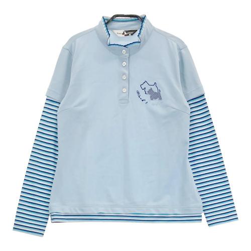 Black & White ポロシャツ 長袖 新品未使用 BLACK&WHITE ブラックアンドホワイト 長袖ポロシャツ ブラック系