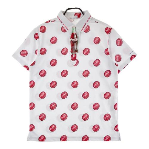 【正規品質保証】 ×COCA ジャックバニー BUNNY JACK COLA 総柄 半袖ポロシャツ その他