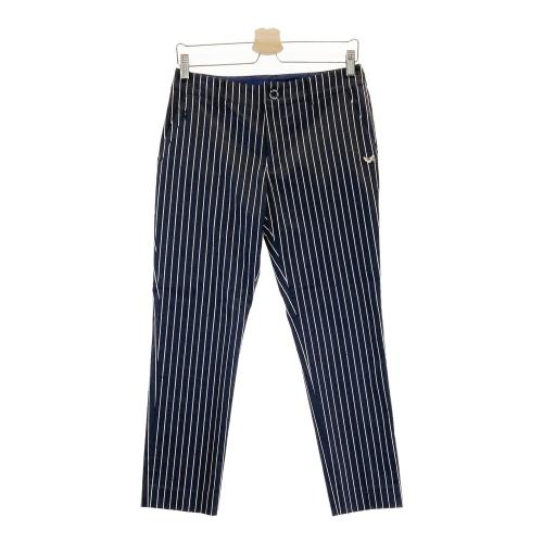 サイズ：82 ZOY ゾーイ 071424410 パンツ ストライプ グレー系 [240101416476] ゴルフウェア メンズ ストスト ZOY ゾーイ クロップドパンツ ストライプ柄 ネイビー系 サイズ