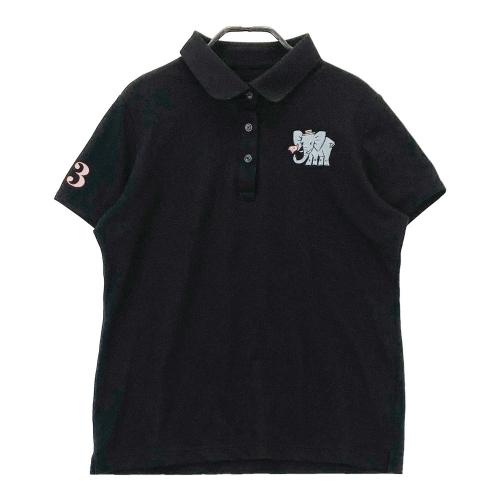 23区GOLF ニジュウサンクゴルフ 半袖ポロシャツ ネイビー系