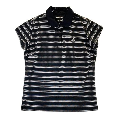 サイズ：2XL ADIDAS GOLF アディダスゴルフ IV7200 2024年モデル 半袖ポロシャツ ボーダー柄 グレー系 [240101456150] ゴルフウェア メンズ ストスト ADIDAS GOLF アディダスゴルフ IV7200 2024年モデル 半袖