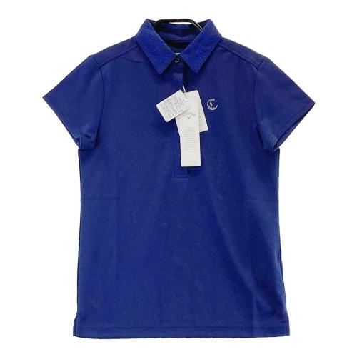 サイズ：L CALLAWAY キャロウェイ  半袖ポロシャツ ボーダー柄 ネイビー系 [240101410833] ゴルフウェア メンズ ストスト CALLAWAY キャロウェイ 半袖ポロシャツ ボーダー柄 ネイビー系