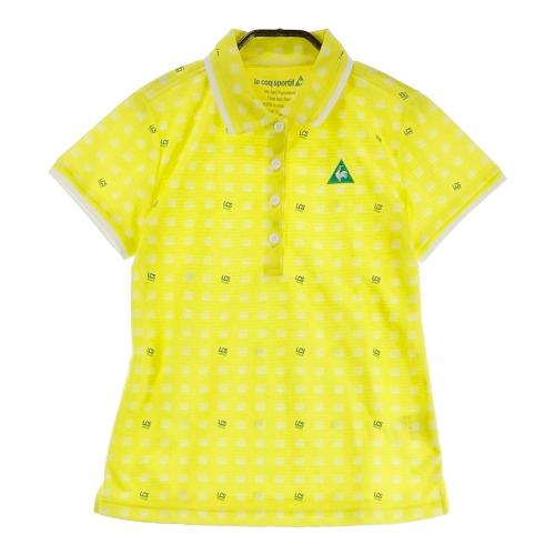 最大15%OFFクーポン LECOQ サイズ イエロー系 半袖ポロシャツ ルコックゴルフ GOLF メンズウェア