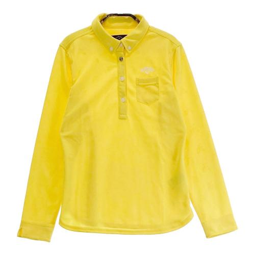 通販 送料無料  CALLAWAY クルーネック長袖Tシャツ フロントロゴ キャロウェイ ウエア