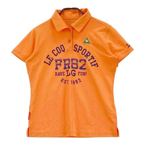 ルコックゴルフ 半袖ポロシャツ レッド系 S le coq sportif GOLF LECOQ ルコックゴルフ 半袖ポロシャツ