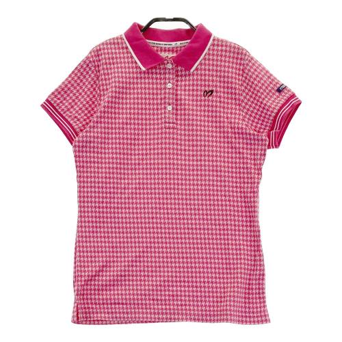 Callaway 新品未使用　レディース ポロシャツ レッドピンクドット柄 キャロウェイ（CALLAWAY）（レディース）ゴルフウェア 半袖