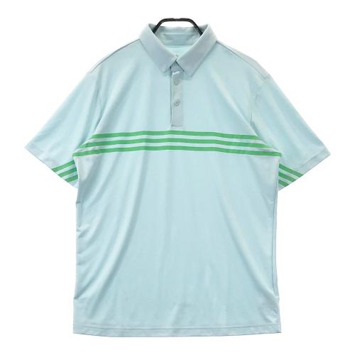 ADIDAS GOLF アディダスゴルフ 半袖ポロシャツ ブルー系 サイズ