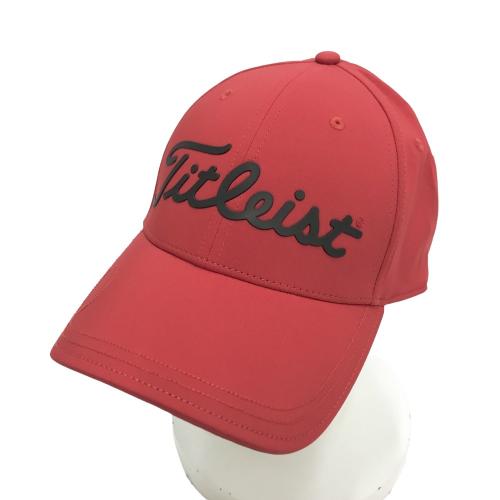 Titleist 赤 チェック柄 ゴルフポロシャツ LL