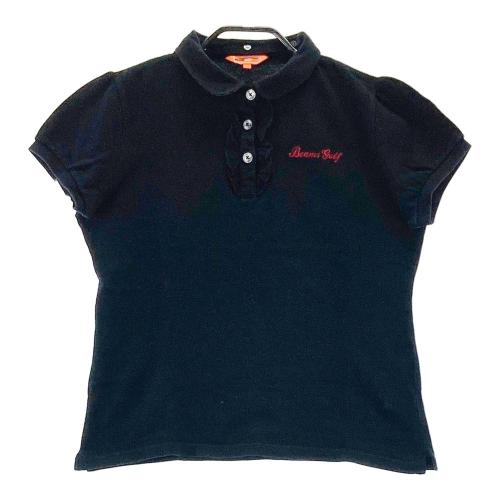 BEAMSGOLF - 美品 BEAMS GOLF ビームス ゴルフ 半袖 ポロシャツ S 黒 シンプル 10%OFF価格／BEAMS GOLF ビームスゴルフ 半袖ポロシャツ 黒