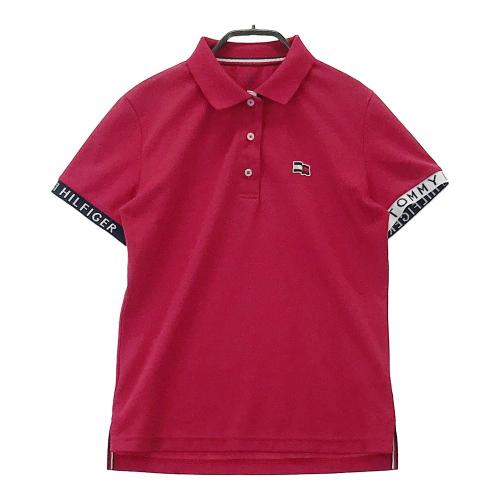 【SALE 30%OFF】トミーヒルフィガーゴルフ メンズ ポロシャツ 半袖 カノコ 吸水速乾 UVカット 抗菌防臭 リーフ柄  TOMMYHILFIGERGOLF THMA332 2023春夏セール/19：グレー/M
